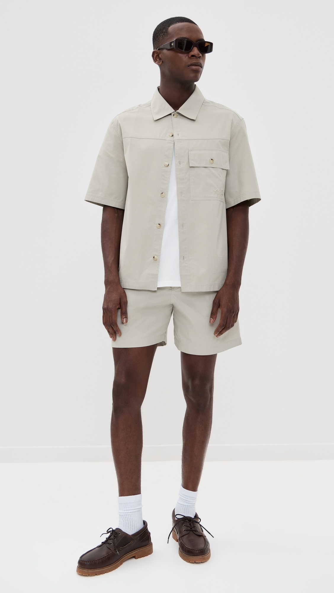 Short Sleeve Overshirt - 4