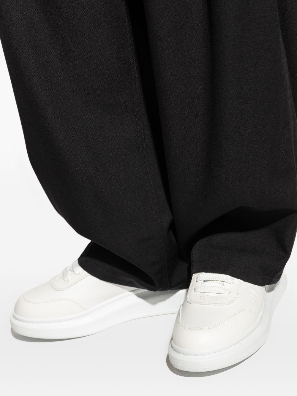 logo-embossed sneakers - 5