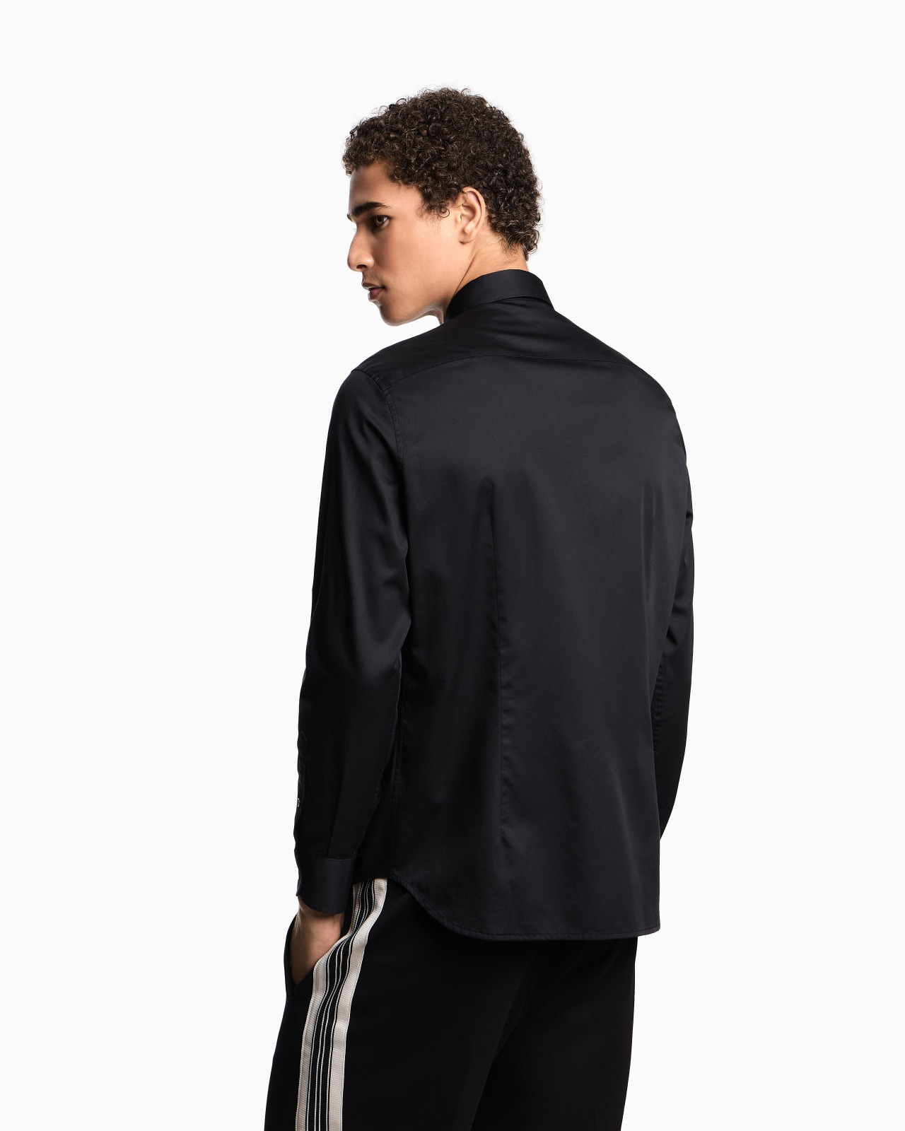PIMA COTTON SHIRT WITH PIPING - 3