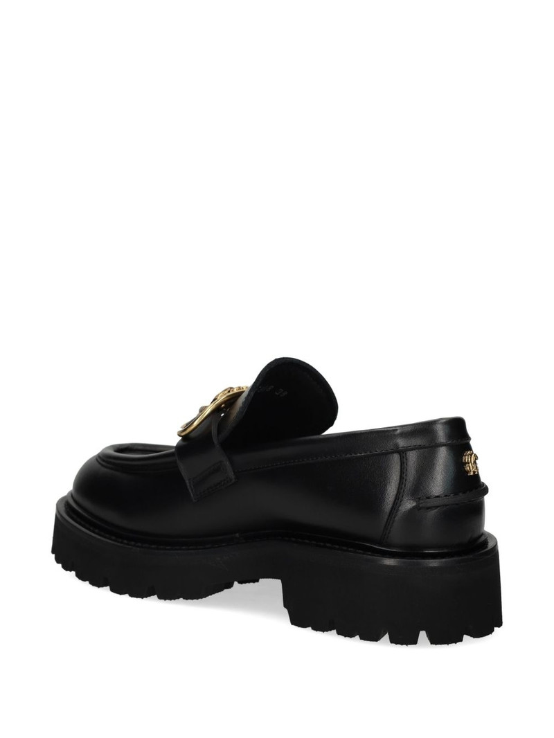 logo-plaque loafers 3