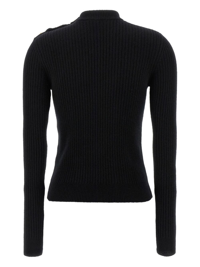 Balmain ribbed embellished sweater outlook