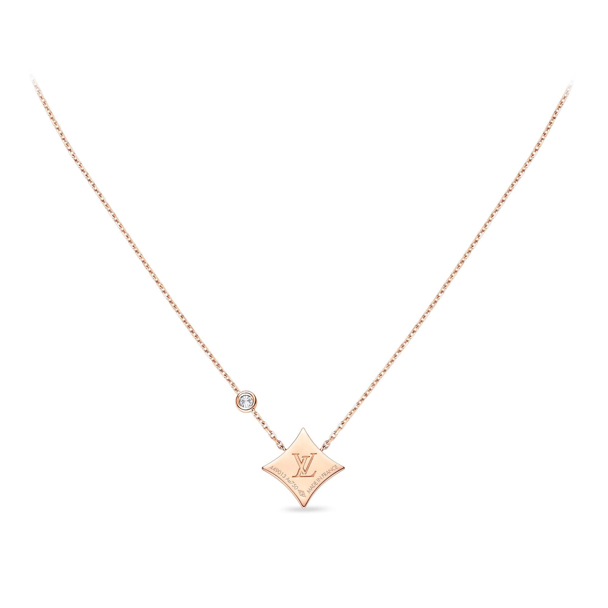 Color Blossom BB Star Pendant, Pink Gold, Cornelian And Diamond - 4