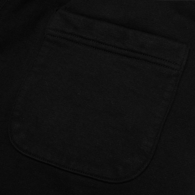 RIBBON SAINT SWEATSHORTS - BLACK 5
