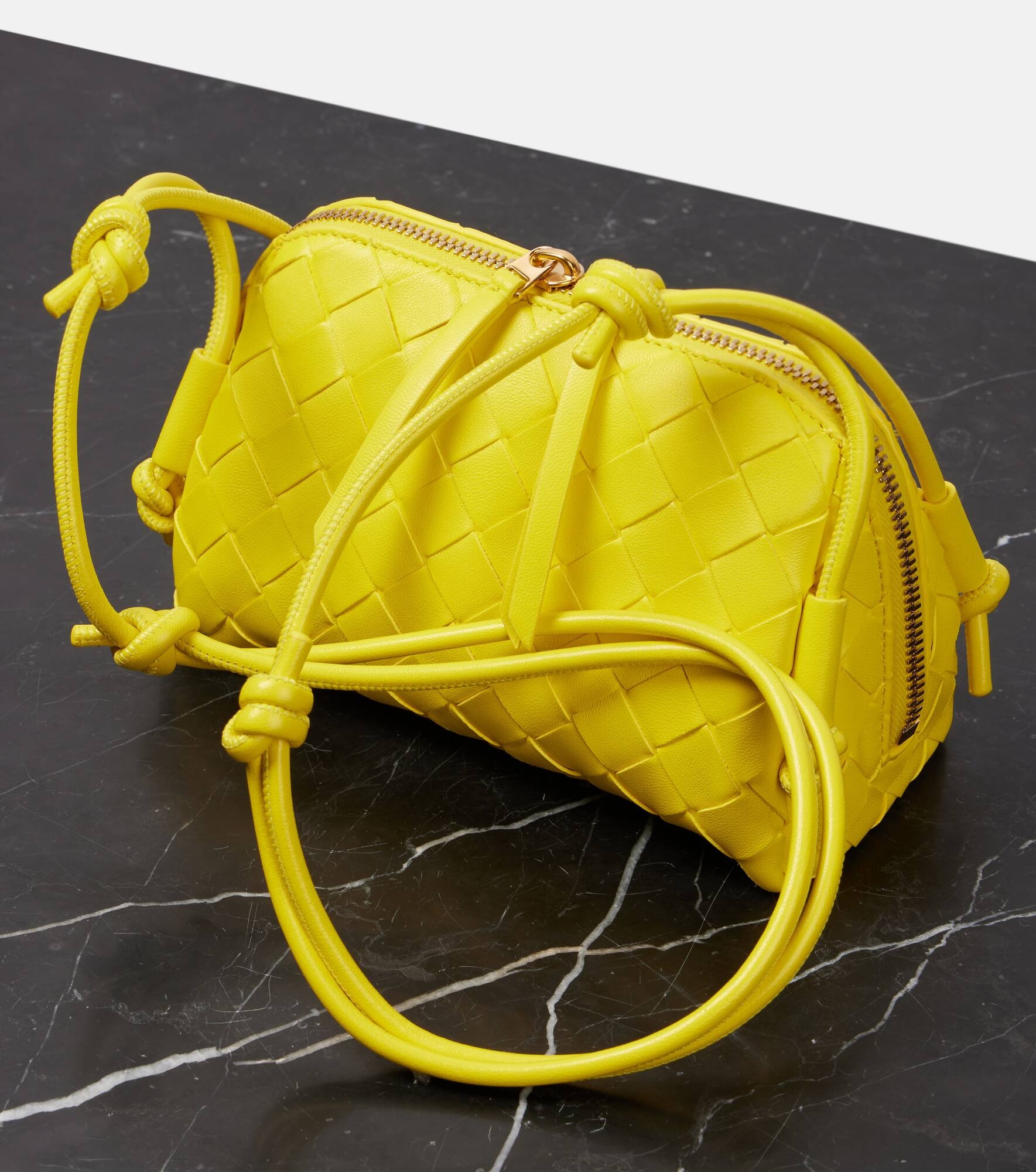 Concert Intrecciato leather shoulder bag - 6