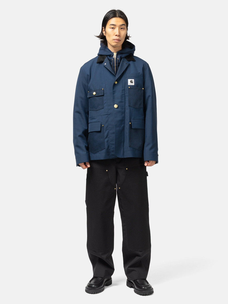 sacai x Carhartt WIP Suiting x Duck Jacket Blue outlook