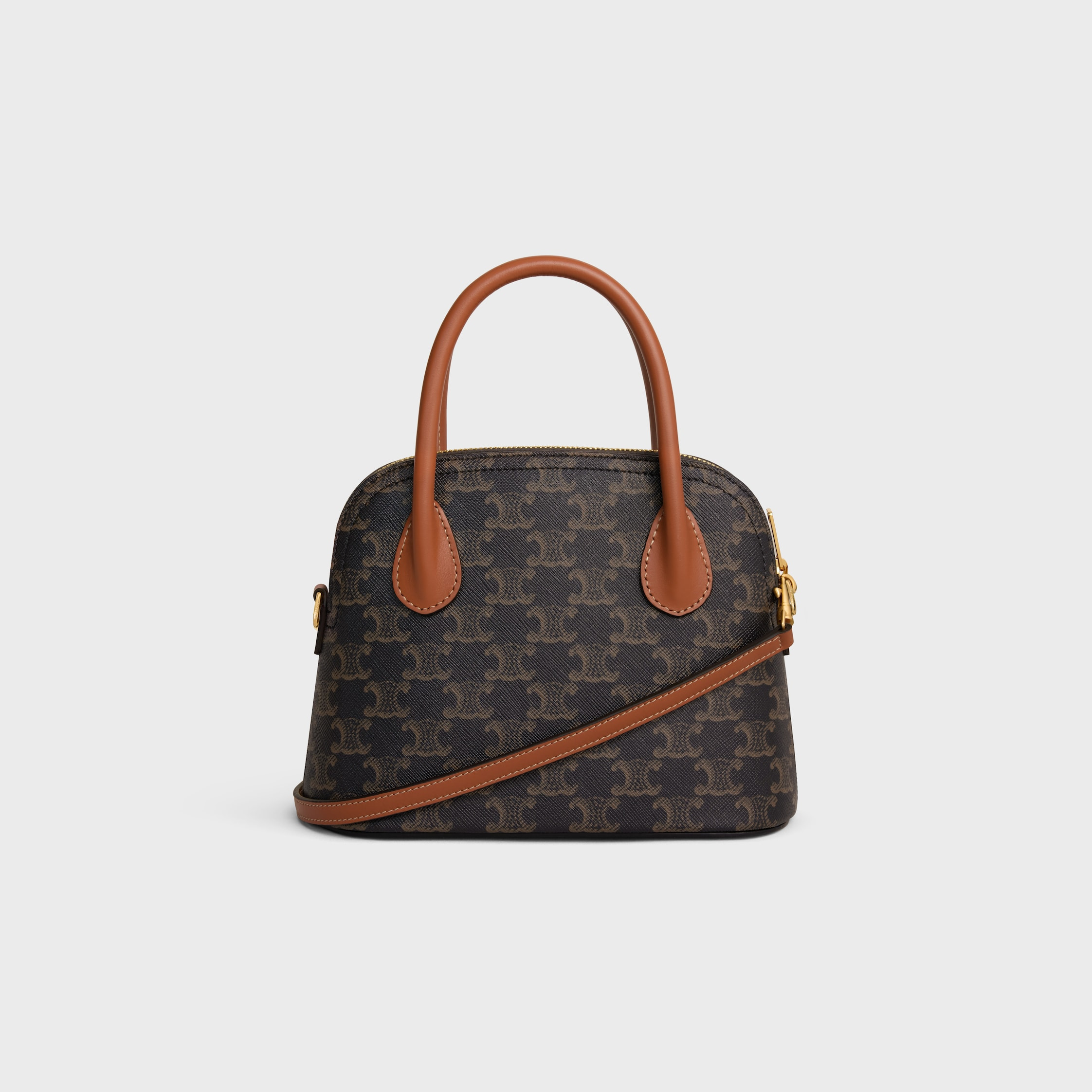 TEEN HONORINE BAG IN Triomphe Canvas and Calfskin - 3