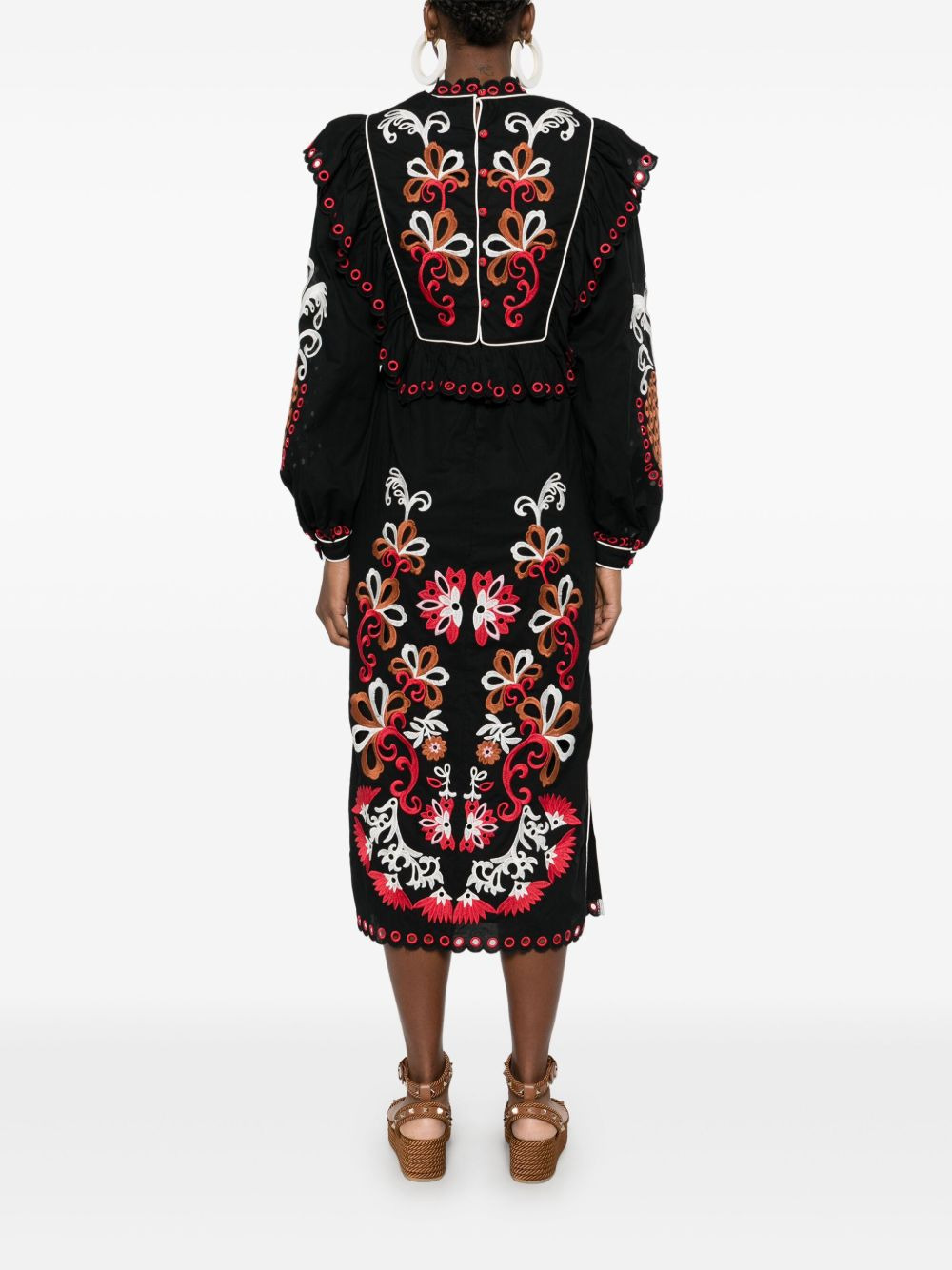 Cashew Mandala Richilieu maxi dress - 4