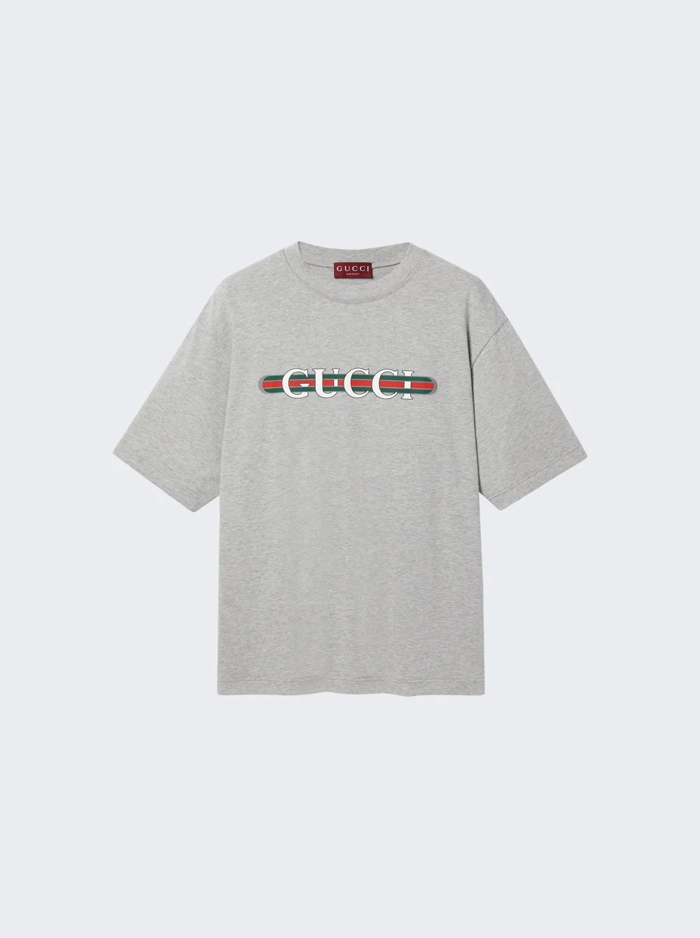 Logo Print T-shirt Grey - 1