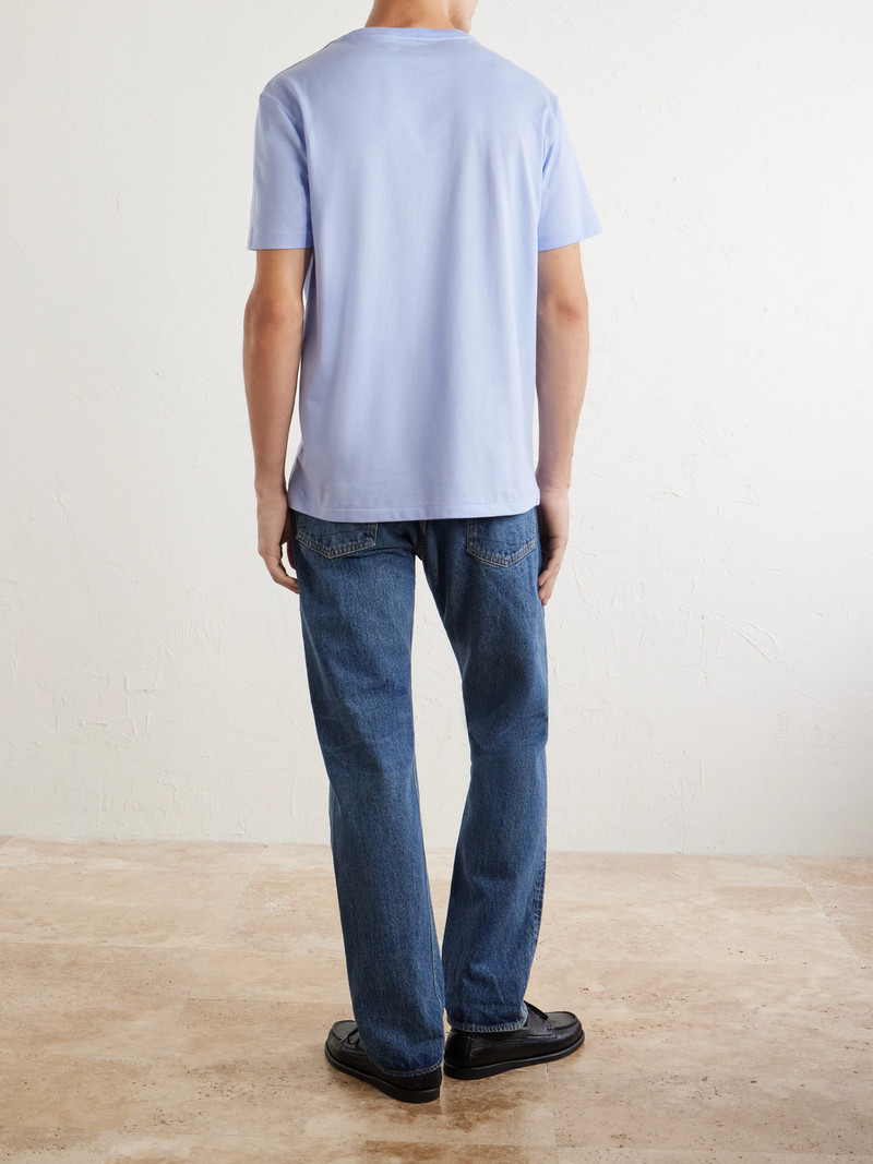 Logo-Embroidered Cotton-Jersey T-Shirt 4