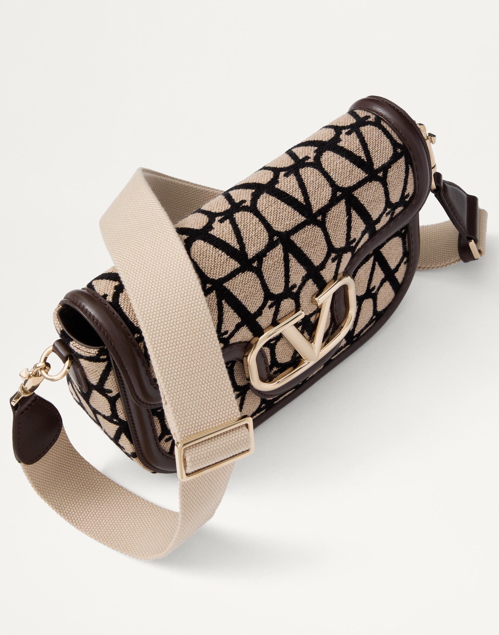 VALENTINO GARAVANI ALLTIME TOILE ICONOGRAPHE SHOULDER BAG - 6