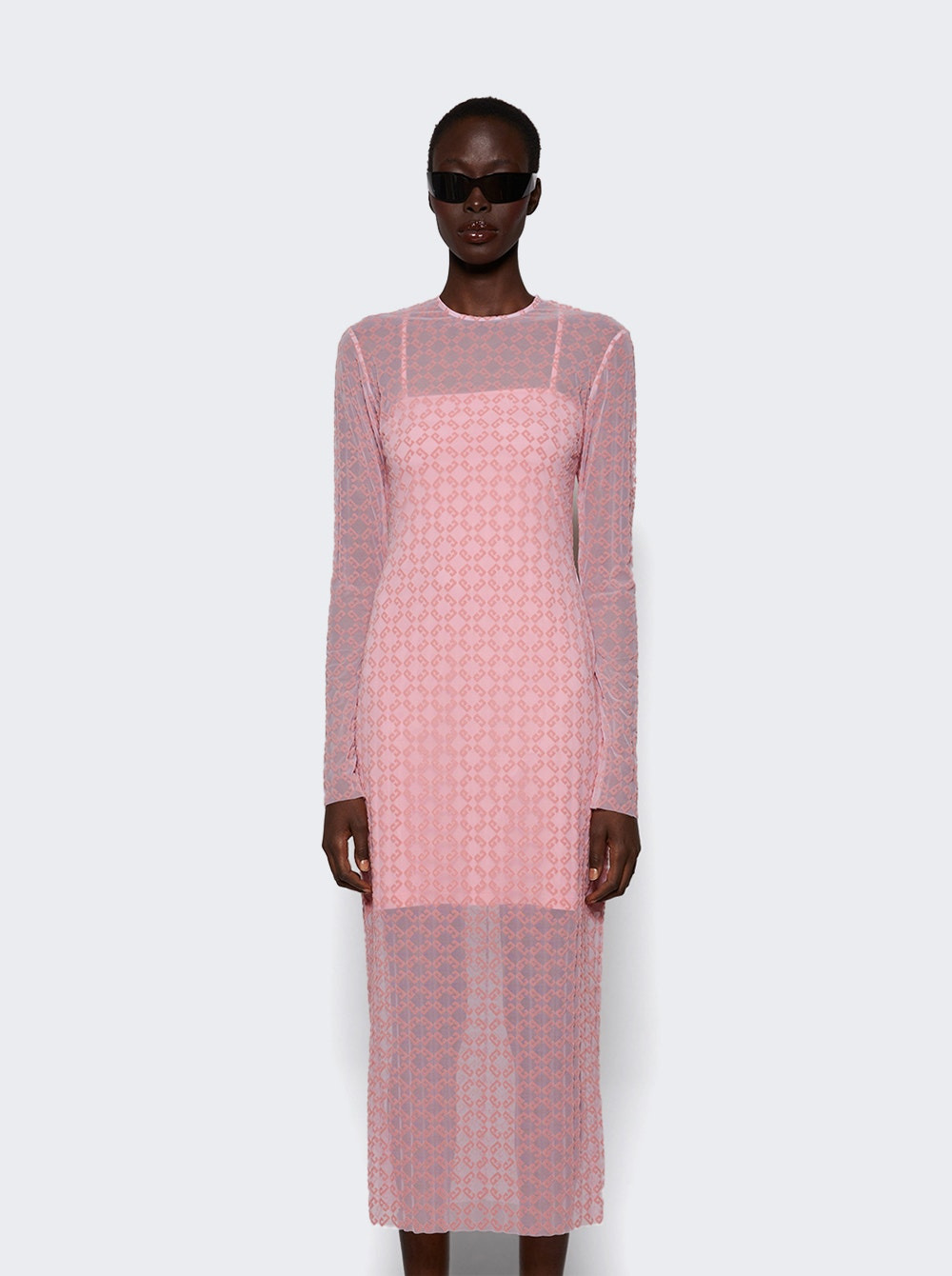 Midi Tulle Dress Skin Rose - 2