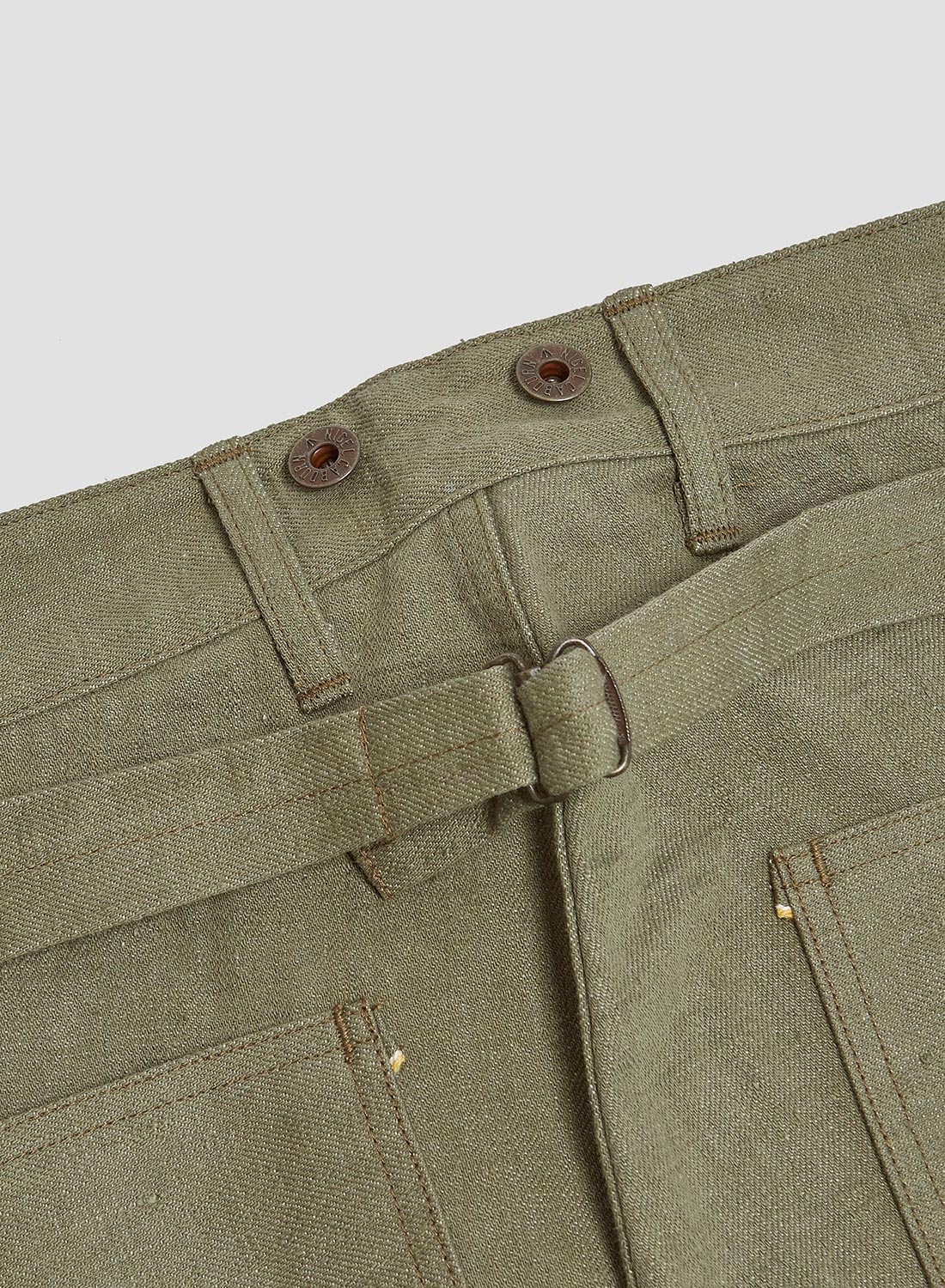 30s US Army Denim in Green - 7