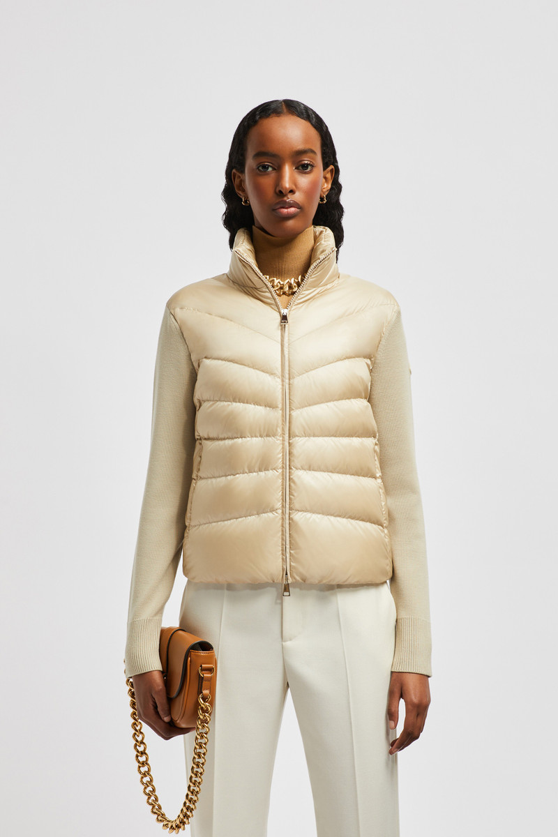 Moncler Padded Wool Cardigan outlook