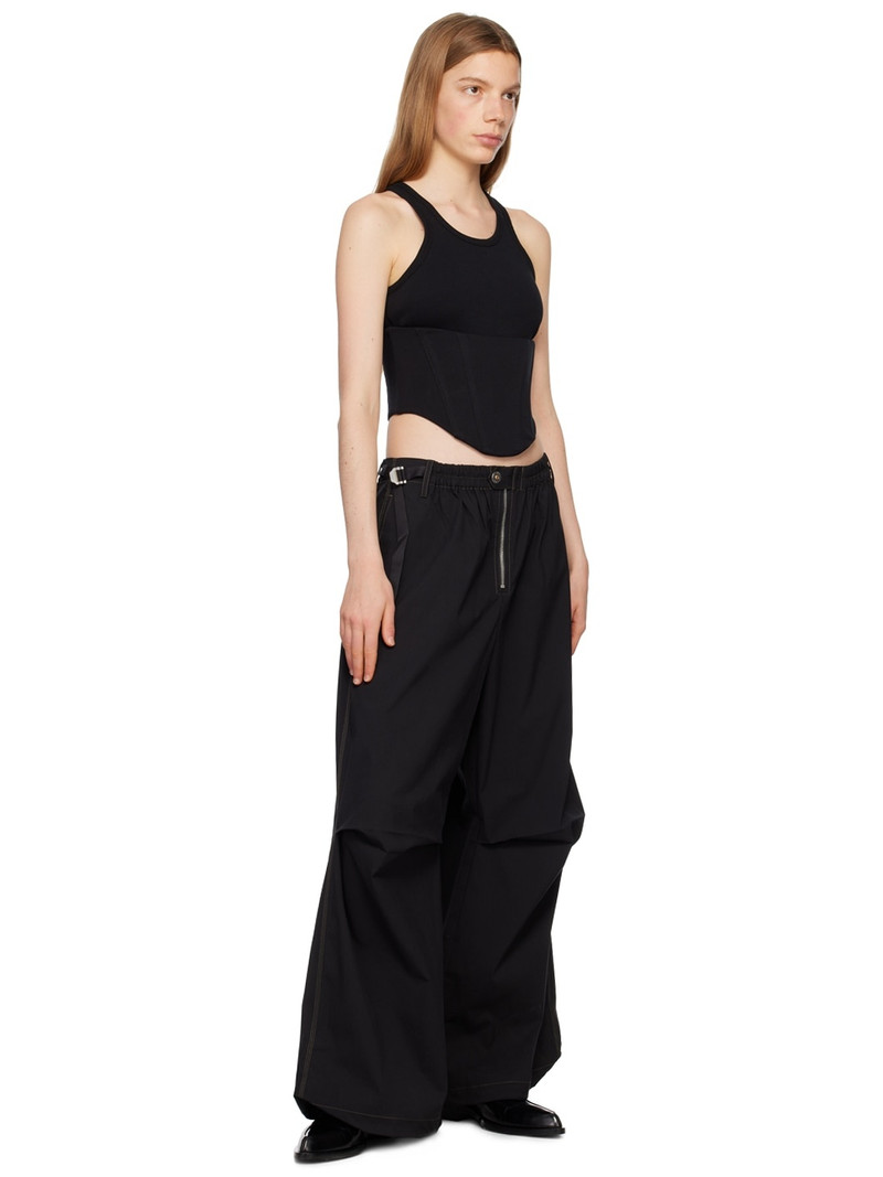 Dion Lee Black Float Tank Top outlook