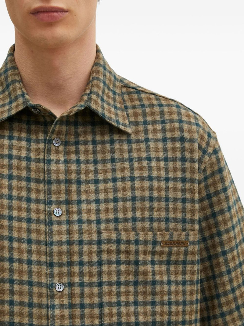 checked short-sleeve shirt 5