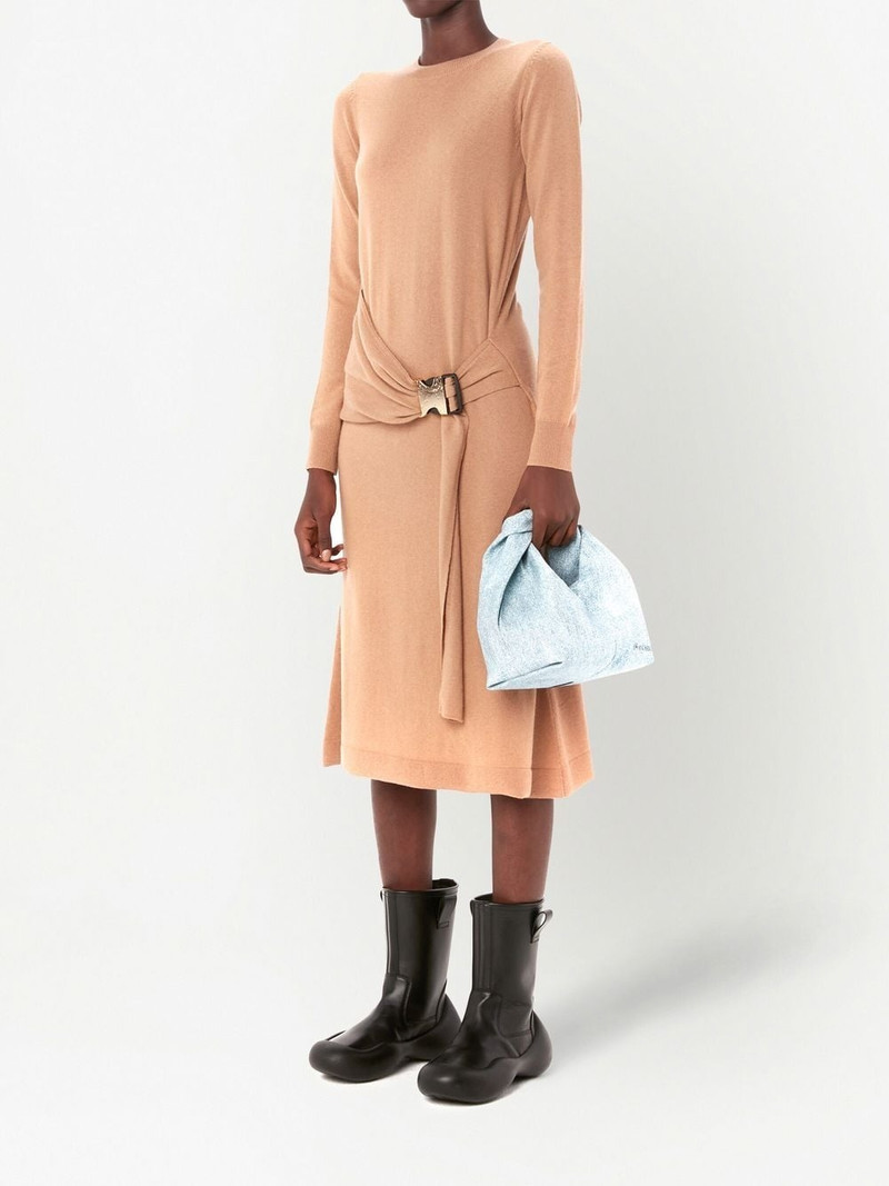 JW Anderson buckled-waist knit dress outlook