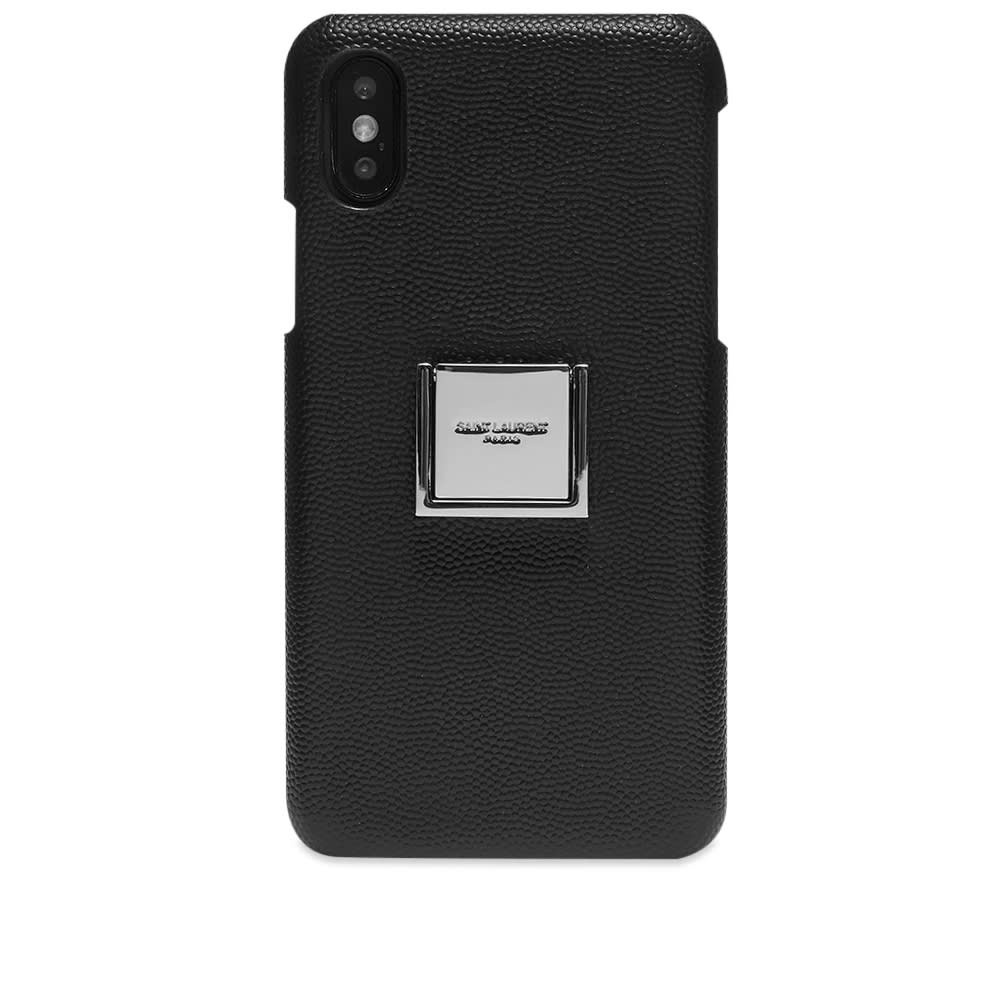 Saint Laurent Grain Leather Ring iPhone Xs Case - 1