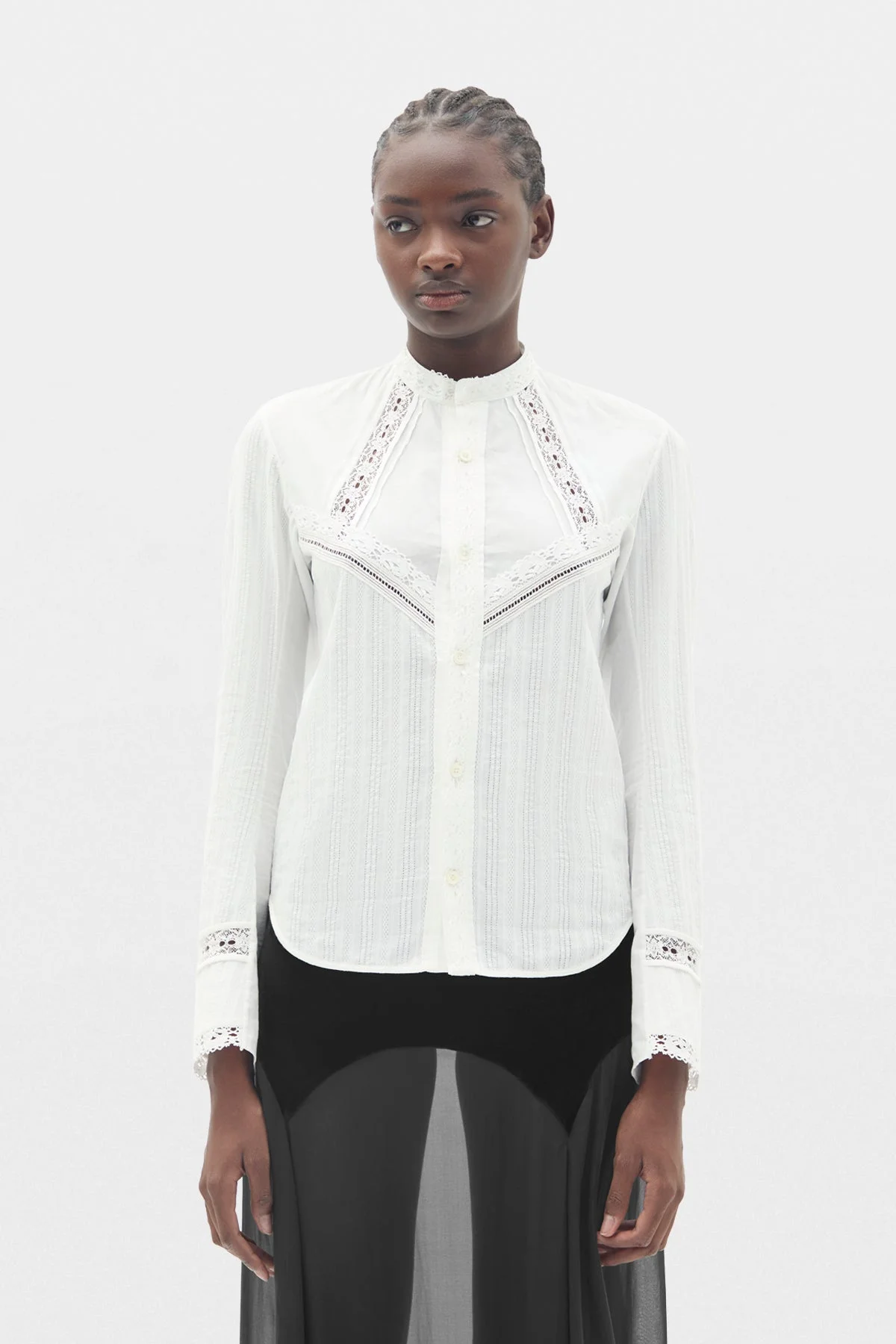 Storma Slim Fit Shirt with Lace - 1