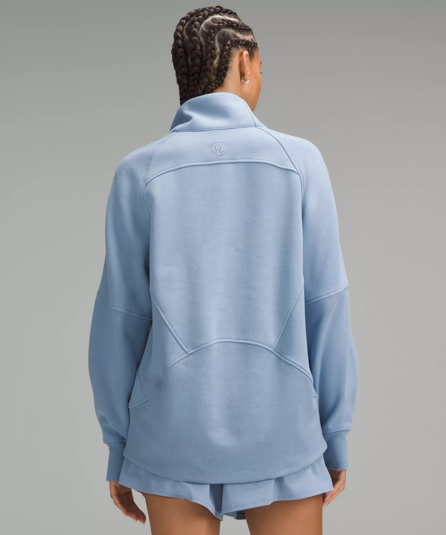 Scuba Oversized Funnel-Neck Half Zip *Long - 3