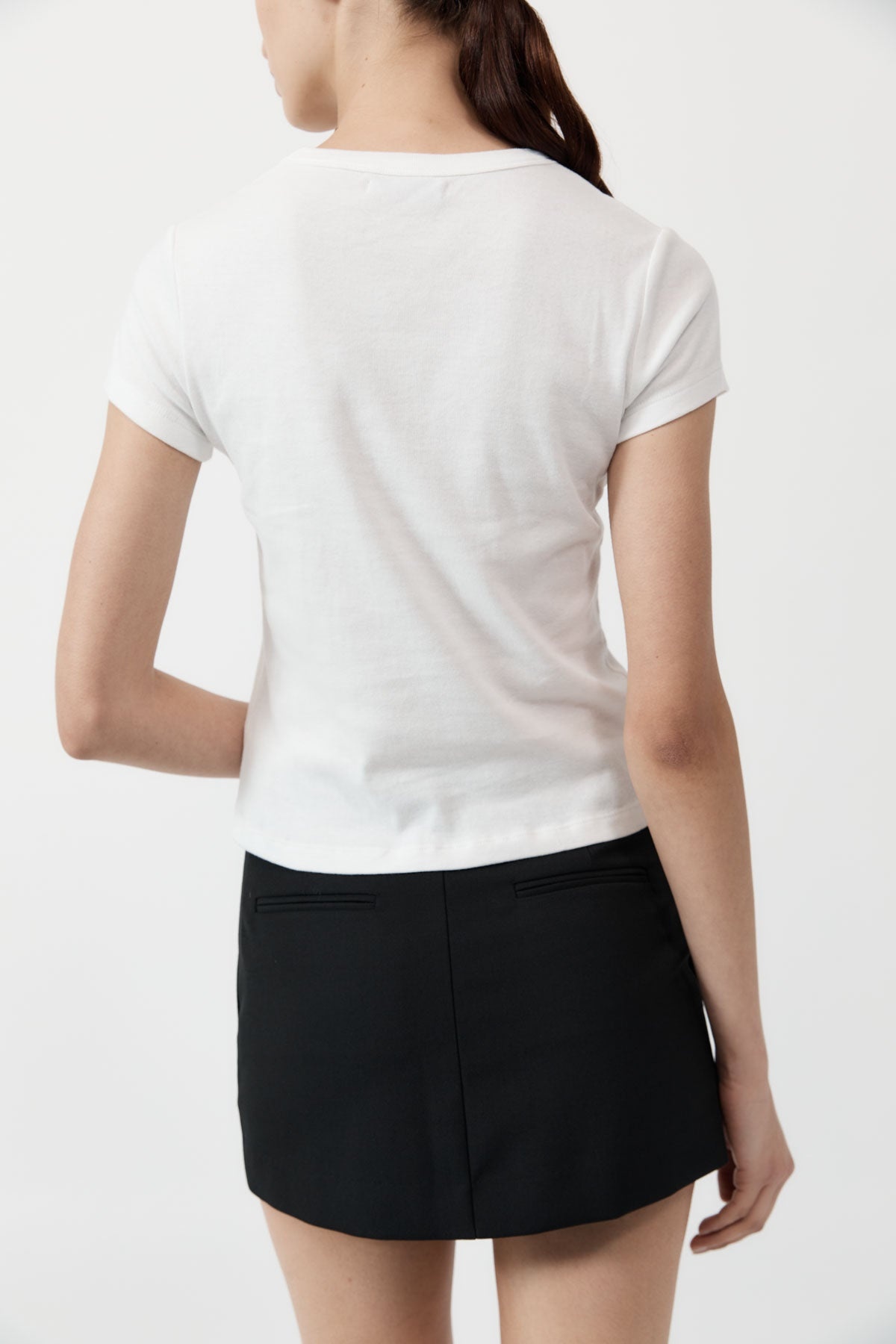 Carter Mini Skirt - Black - 5