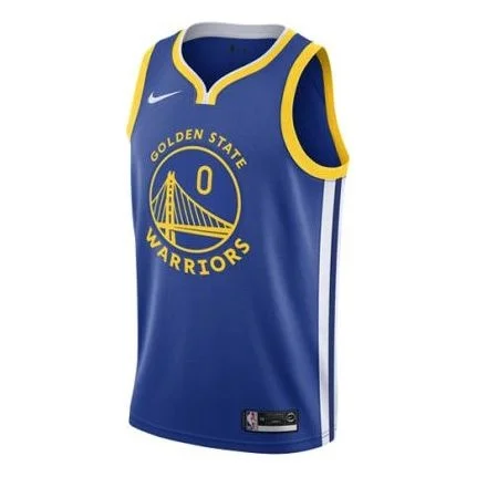 Nike NBA City limited Sports Basketball Vest SW Fan Edition 19-20 Season Golden State Warriors Russe - 1