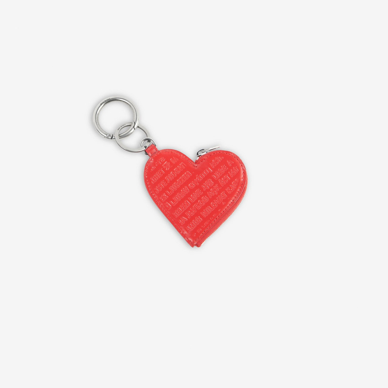 BALENCIAGA Heart Coin Case Keyring outlook