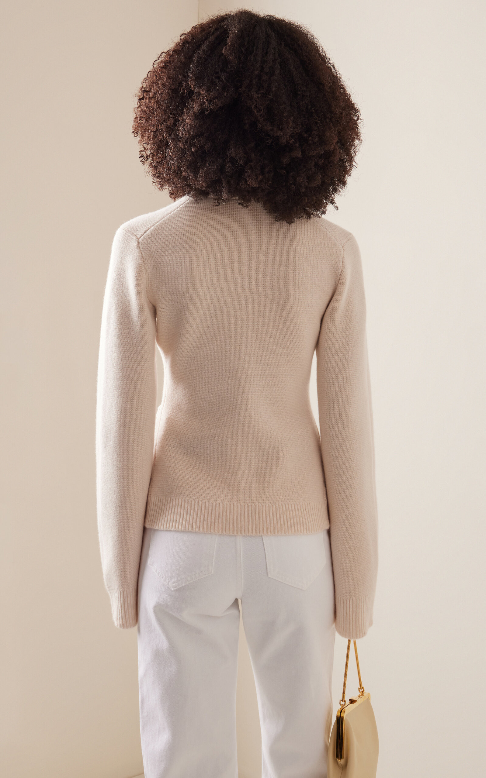 Cooper Wool And Cashmere-Blend Cardigan ivory - 4