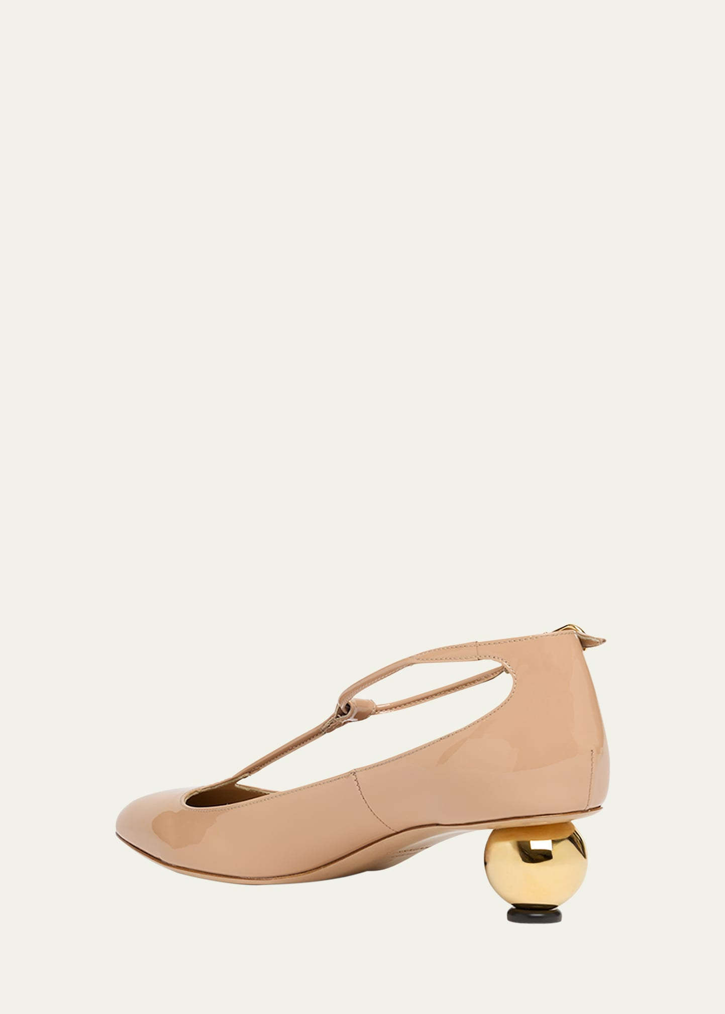 Tania Patent T-Strap Pumps - 2