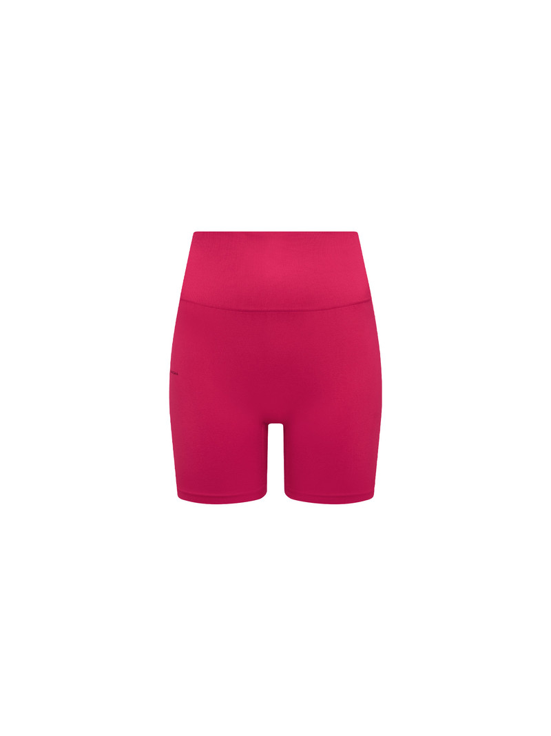 Womens 99% Bio-Based Compressive Shorts - Acai Pink 1