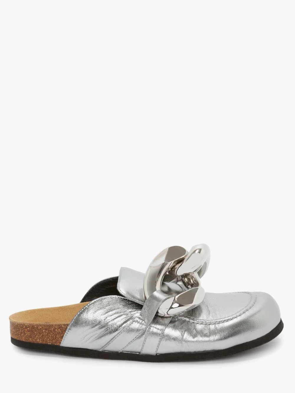chain-link detail loafers - 1