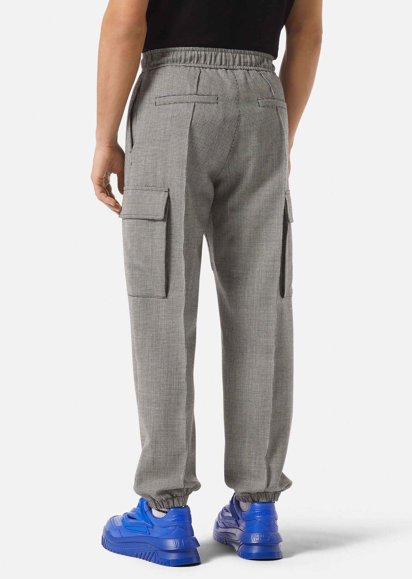 Medusa Checked Cargo Pants - 4