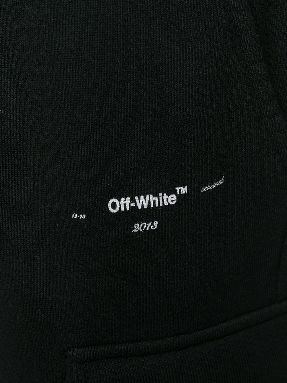 logo print cargo track pants - 9