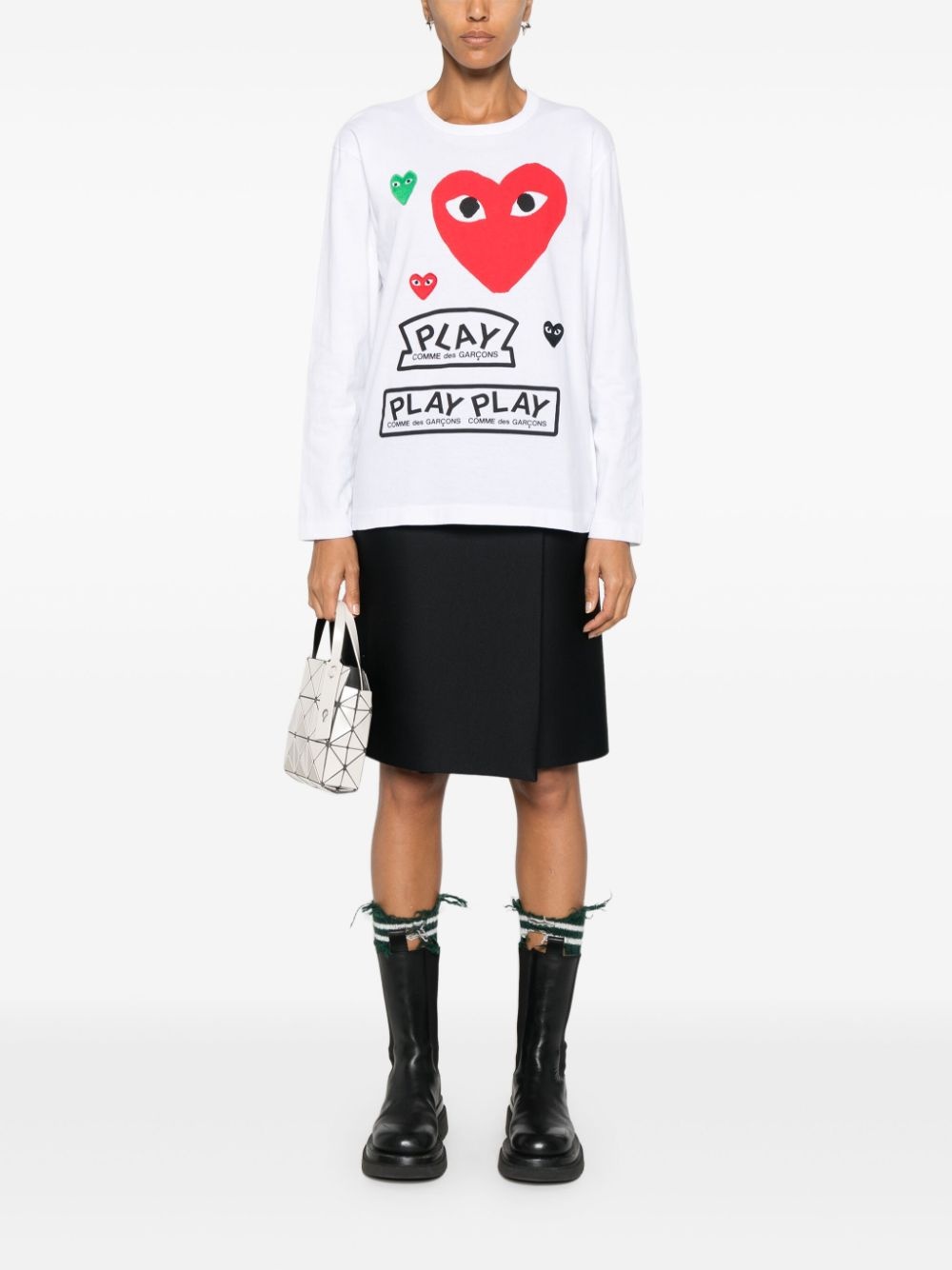 logo-print T-shirt - 3