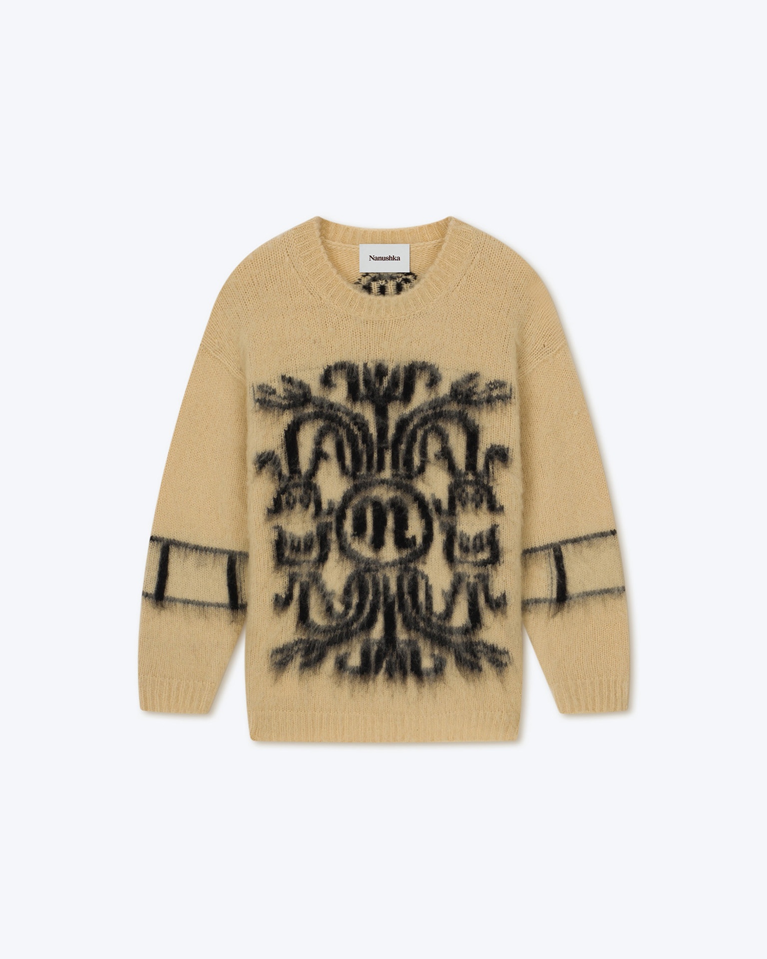 Nanushka DESTIN - Brushed merino wool sweater - Vintage creme