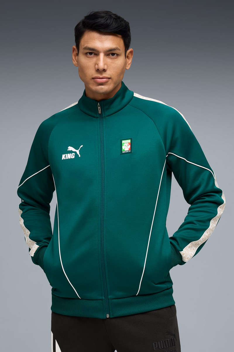 PUMA KING Fanpack Mexico Men's Soccer Jacket outlook