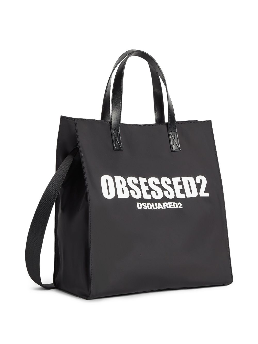 logo-print shoulder bag - 3
