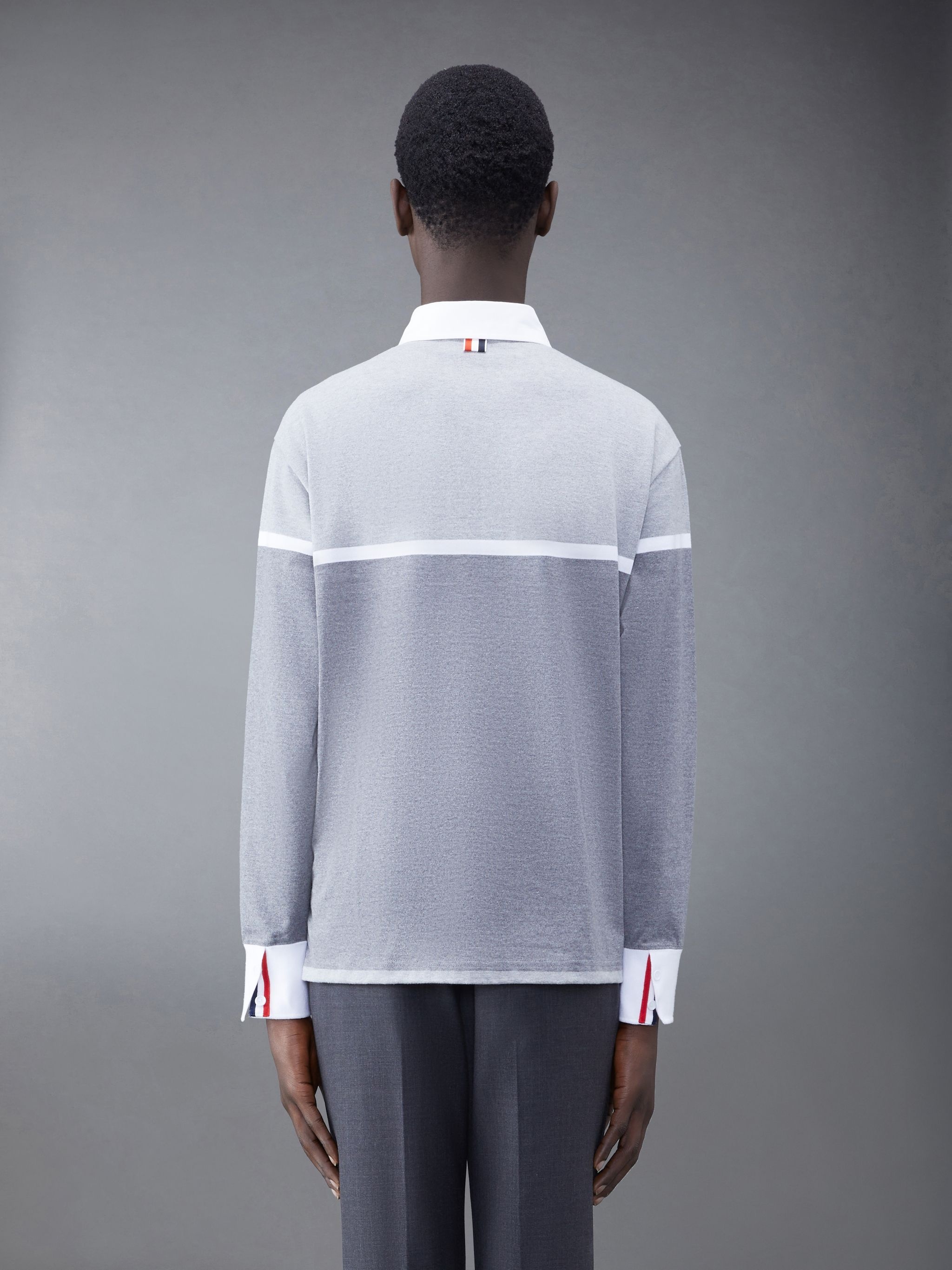 Rugby Stripe Oversized Football Polo - 3