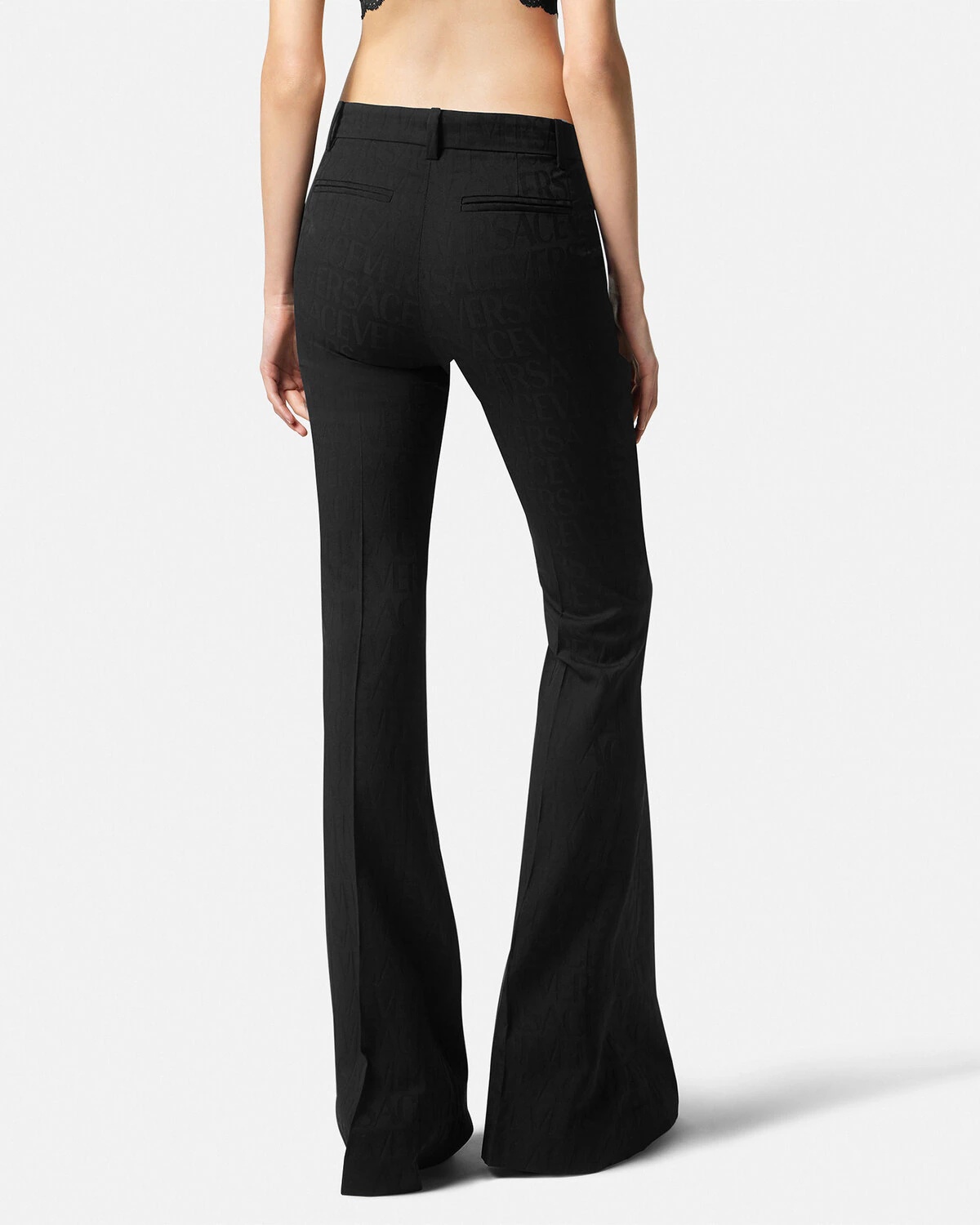 Versace Allover Jacquard Formal Pants - 4