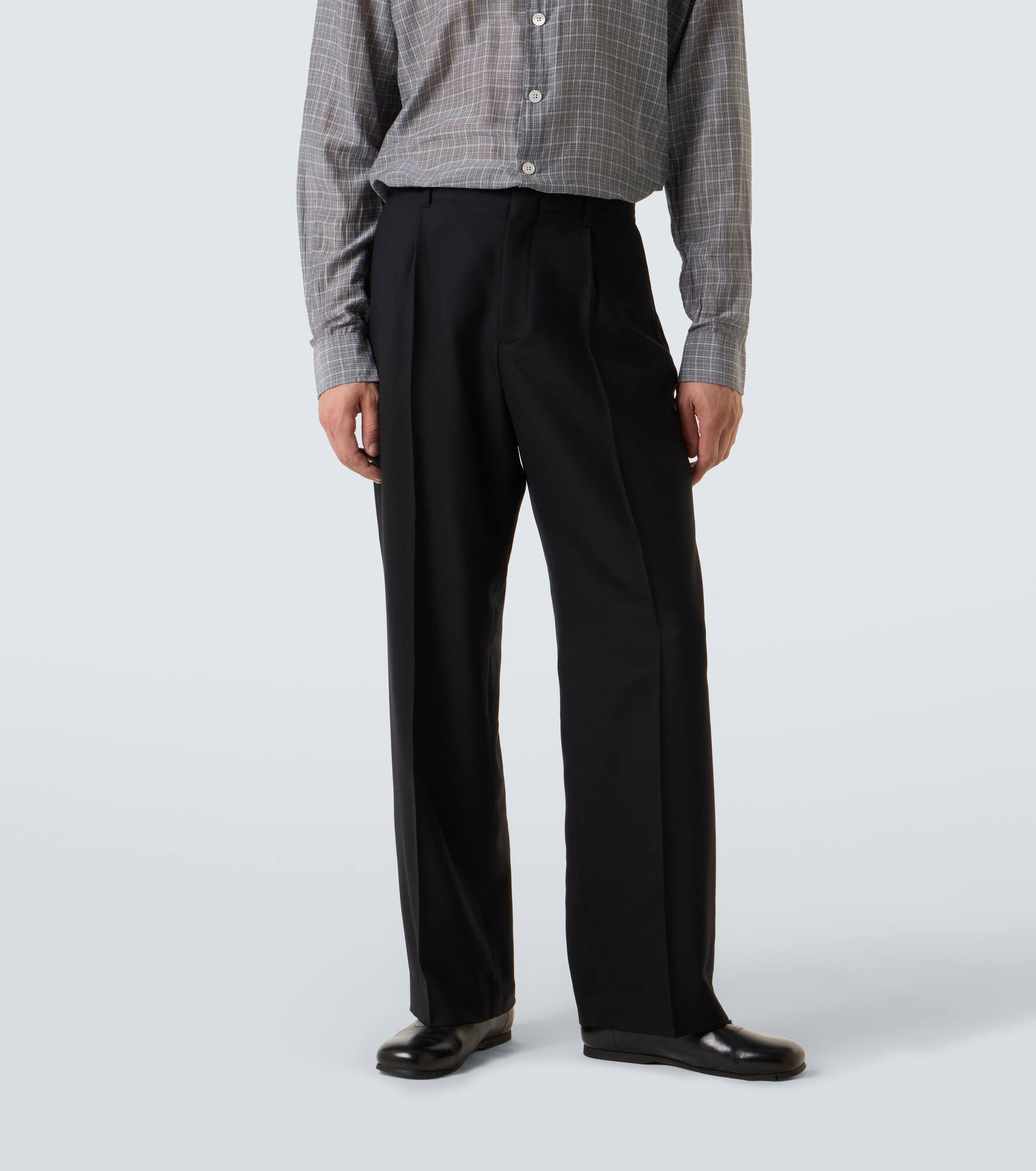 Borrowed wool chinos - 3