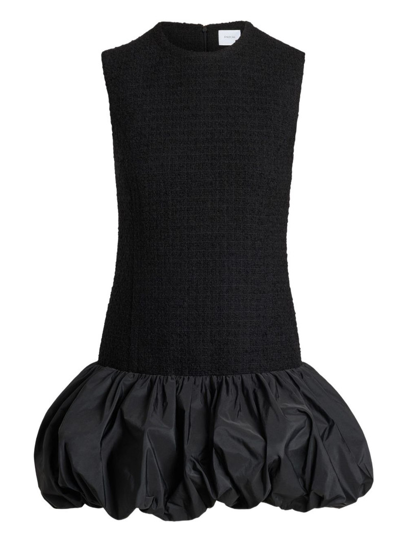tweed bubble-hem dress 1