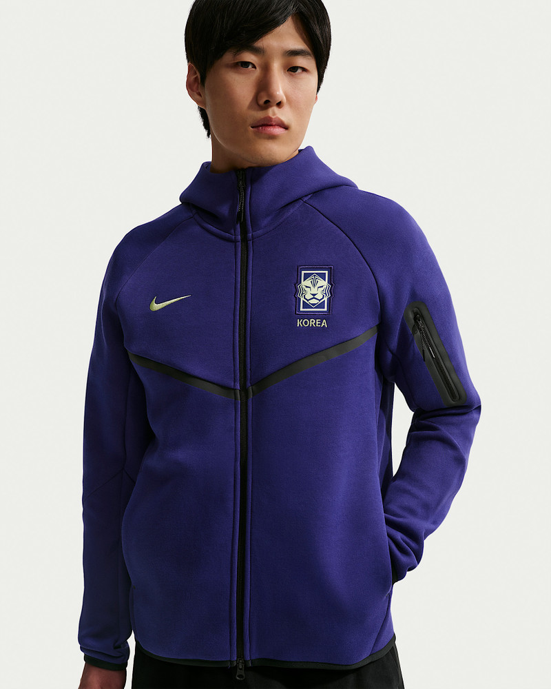 Korea Tech Fleece Windrunner Men's Nike Soccer Full-Zip Hoodie 1