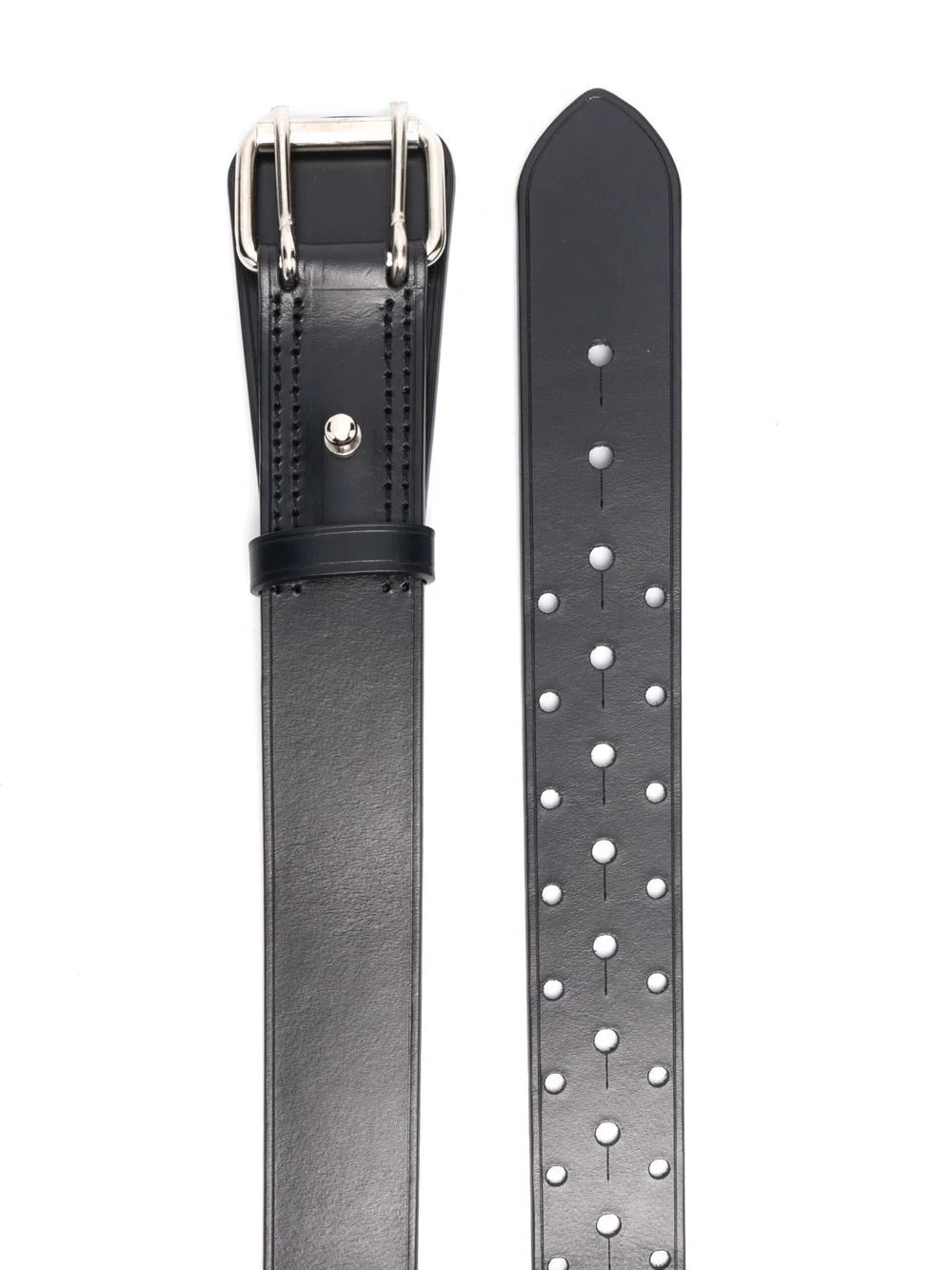 double-prong buckled belt - 2