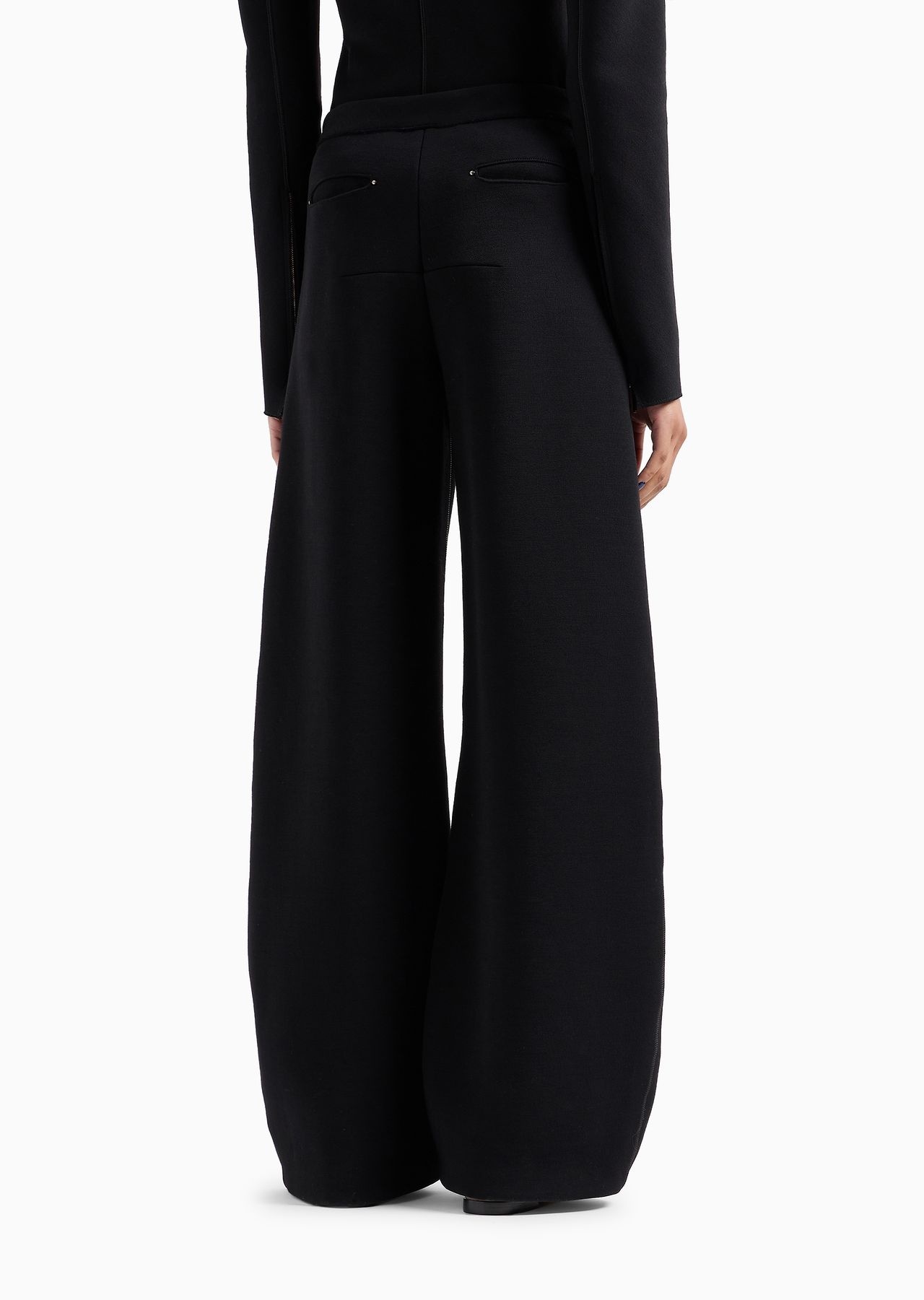 ASV wide trousers in double jersey made of a virgin wool blend - 3