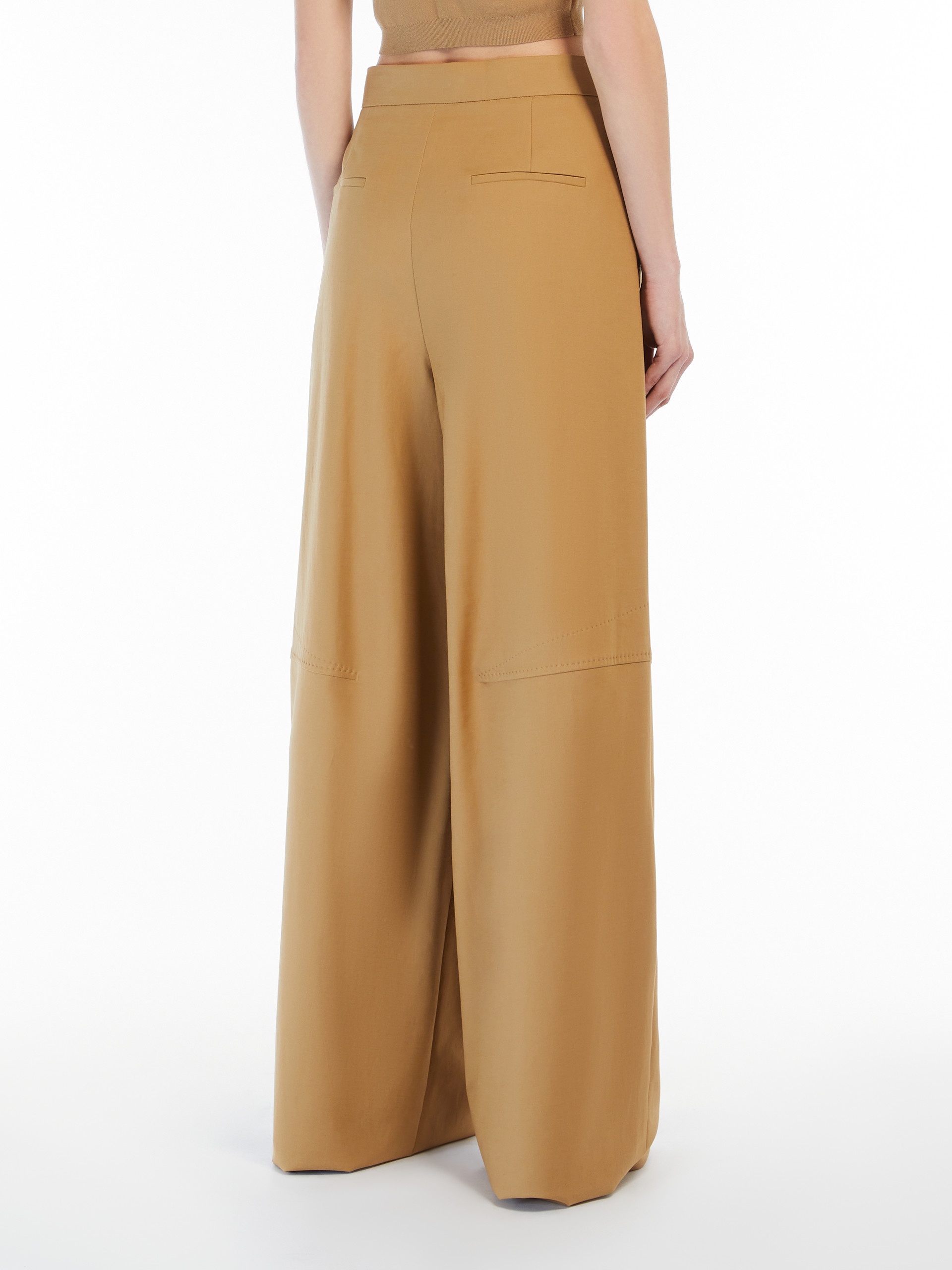 AVORIAZ Oversize stretch cotton trousers - 4