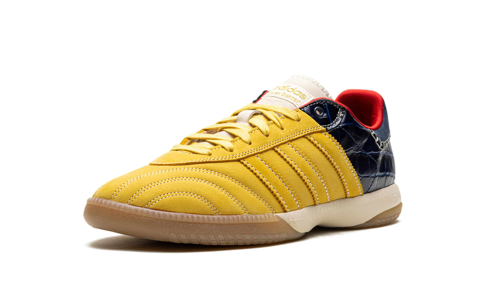 Samba Millenium "Wales Bonner - Fade Gold / Navy Croc" - 4