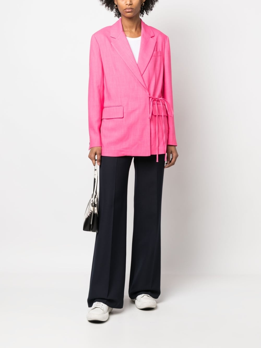 Coarse wrap blazer - 2