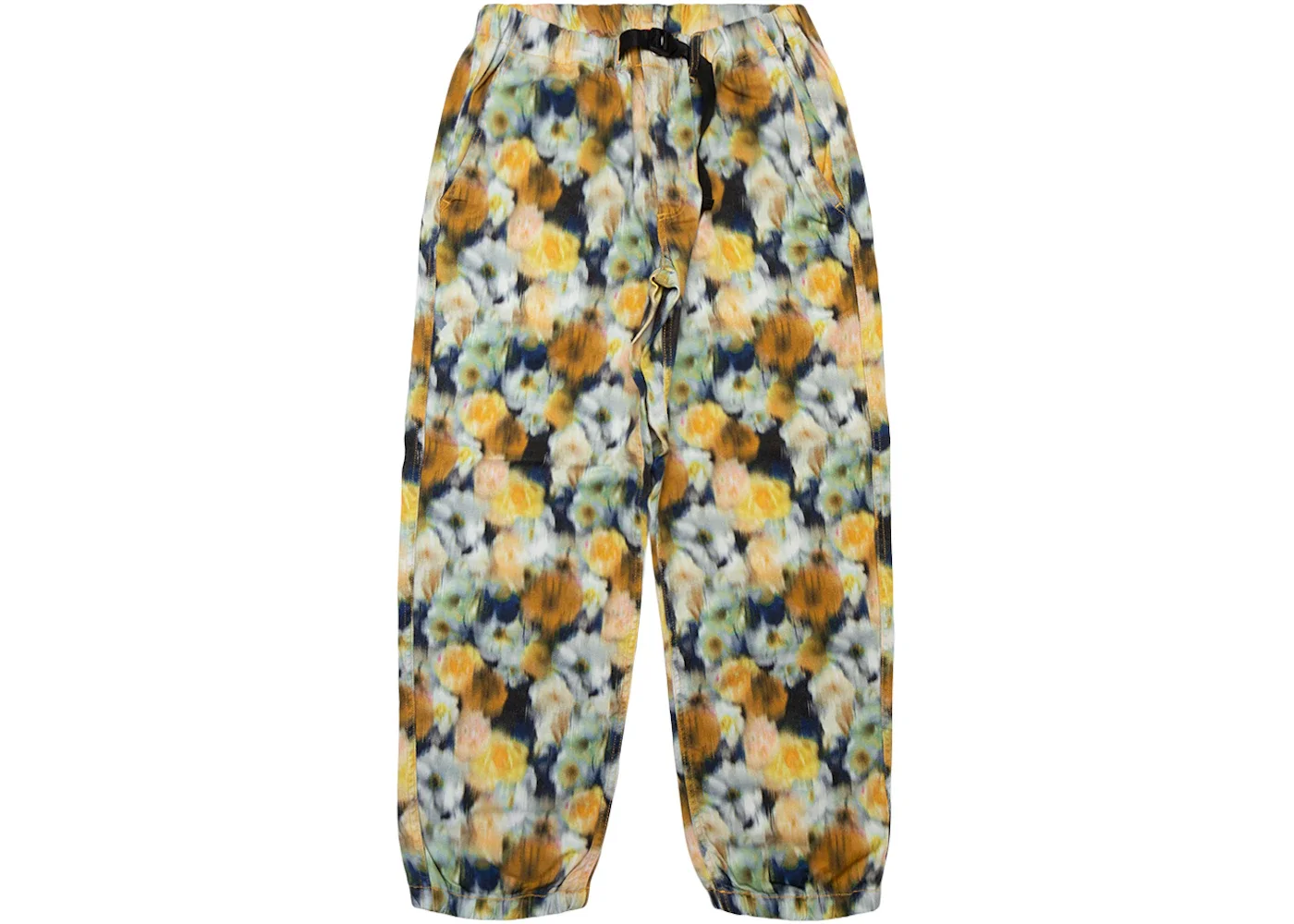 Supreme Liberty Floral Belted Pant Yellow - 1