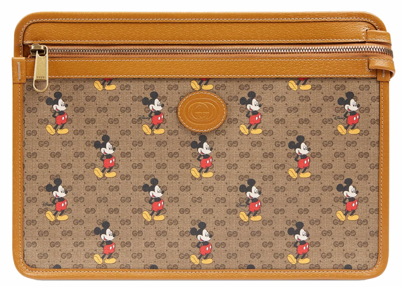 Gucci x Disney Pouch Mini GG Supreme Mickey Mouse Beige - 1