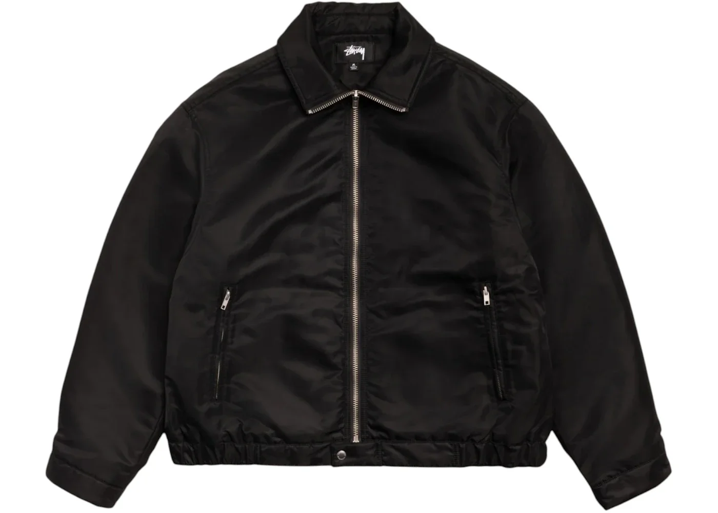 Stussy Pile Lined Zip Jacket Black - 1