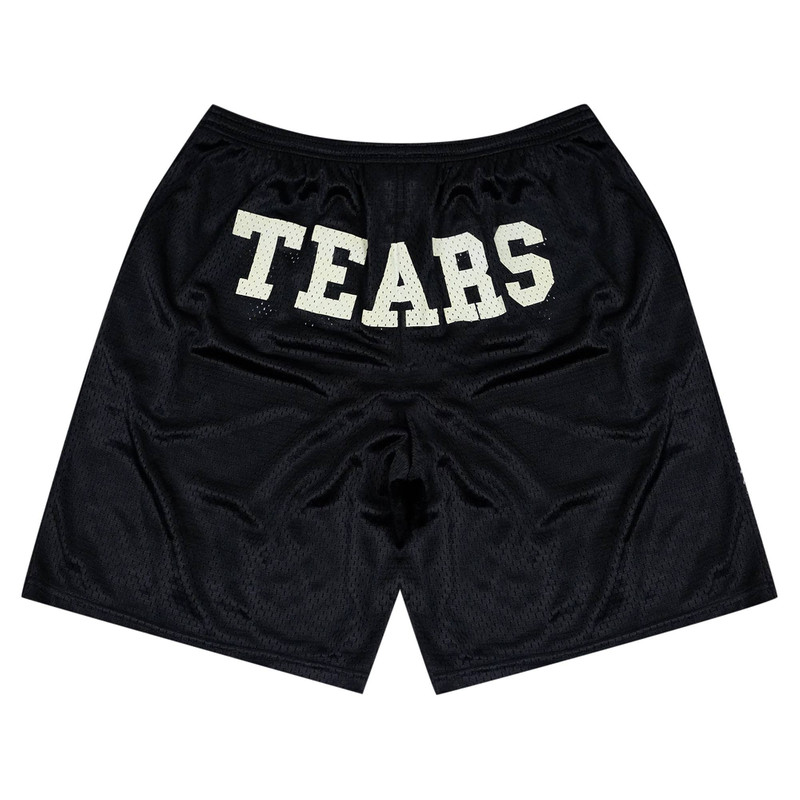 DENIM TEARS Denim Tears x Pyrex Tears Shorts 'Black' outlook